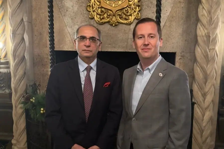 Vinay Mohan Kwatra and his American counterpart, Sergio Gor