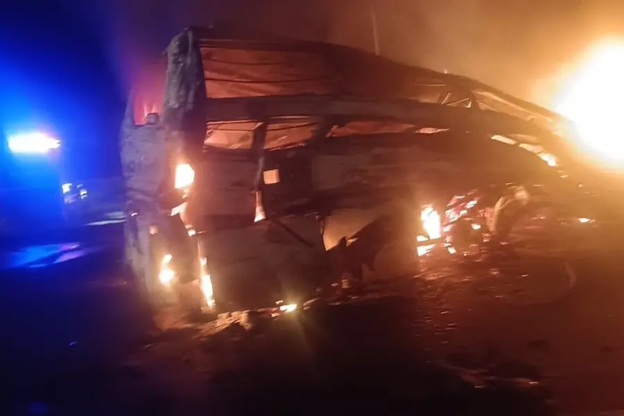 Six killed as truck hits sleeper bus in Karnataka’s Chitradurga, most victims charred
