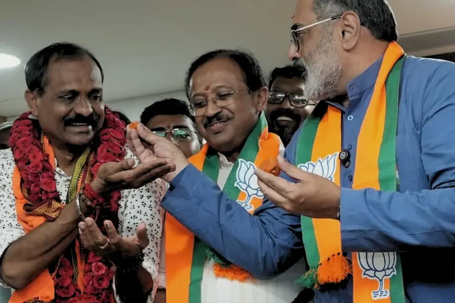 VV Rajesh, V Muraleedharan, Rajeev Chandrasekhar