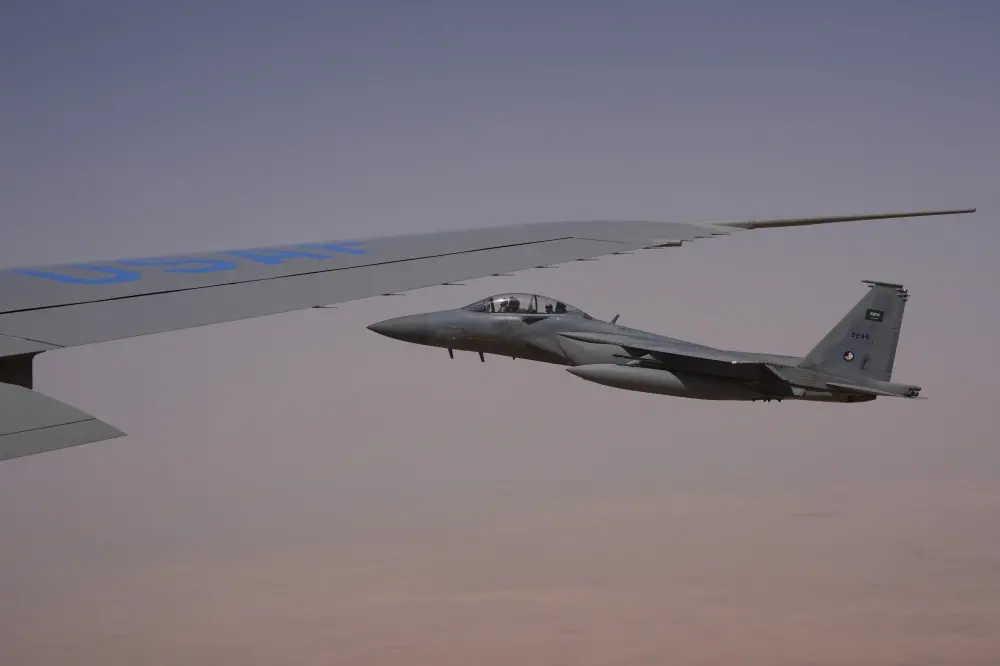 Saudi Air Force F-15 warplane | AP