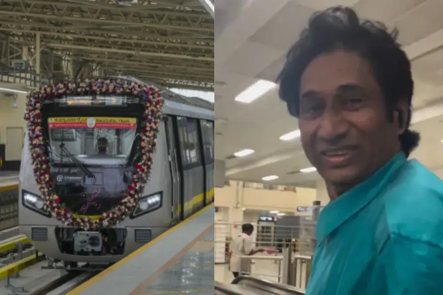 Bengaluru metro, picture of the culprit