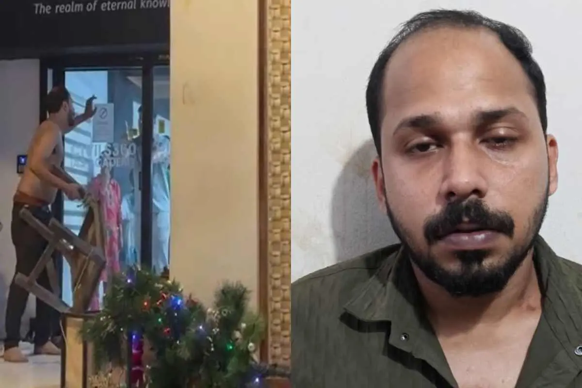 ആക്രമണത്തിന്റെ ദൃശ്യം, അറസ്റ്റിലായ ശ്രീരാഗ്