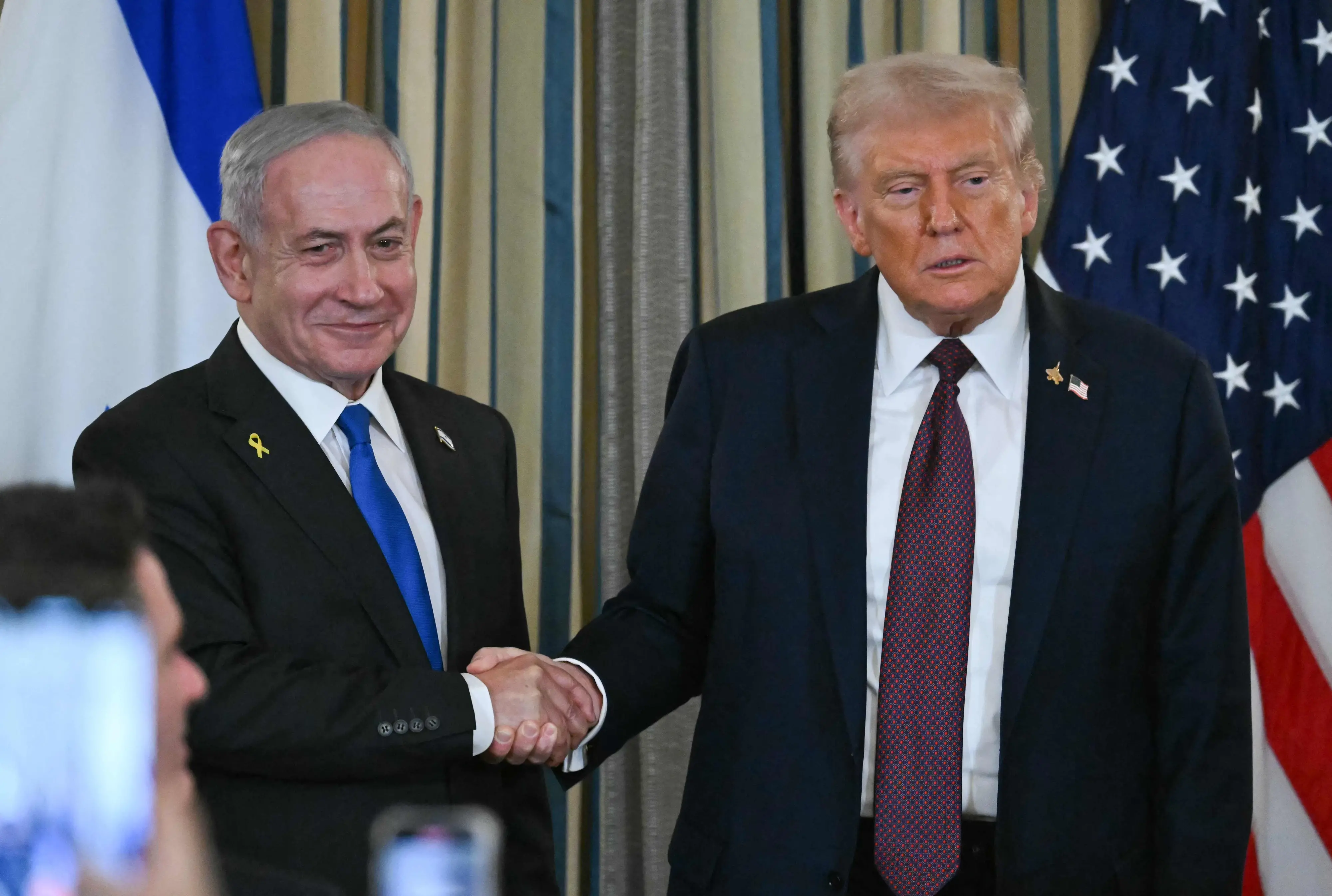 US President Donald Trump and Israeli Prime Minister Benjamin Netanyahu | Photo: AFP