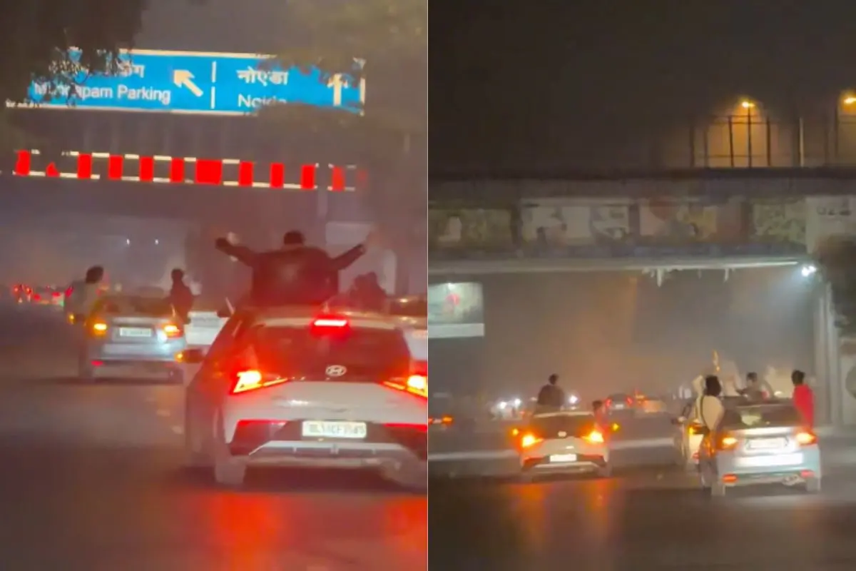 Delhi stunt video