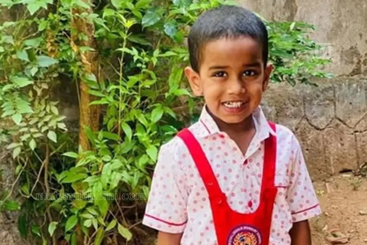 Suhan, 6, who went missing from Palakkad's Chittoor on Saturday, was found dead in a pond 800 metres from his home after a 21-hour search.