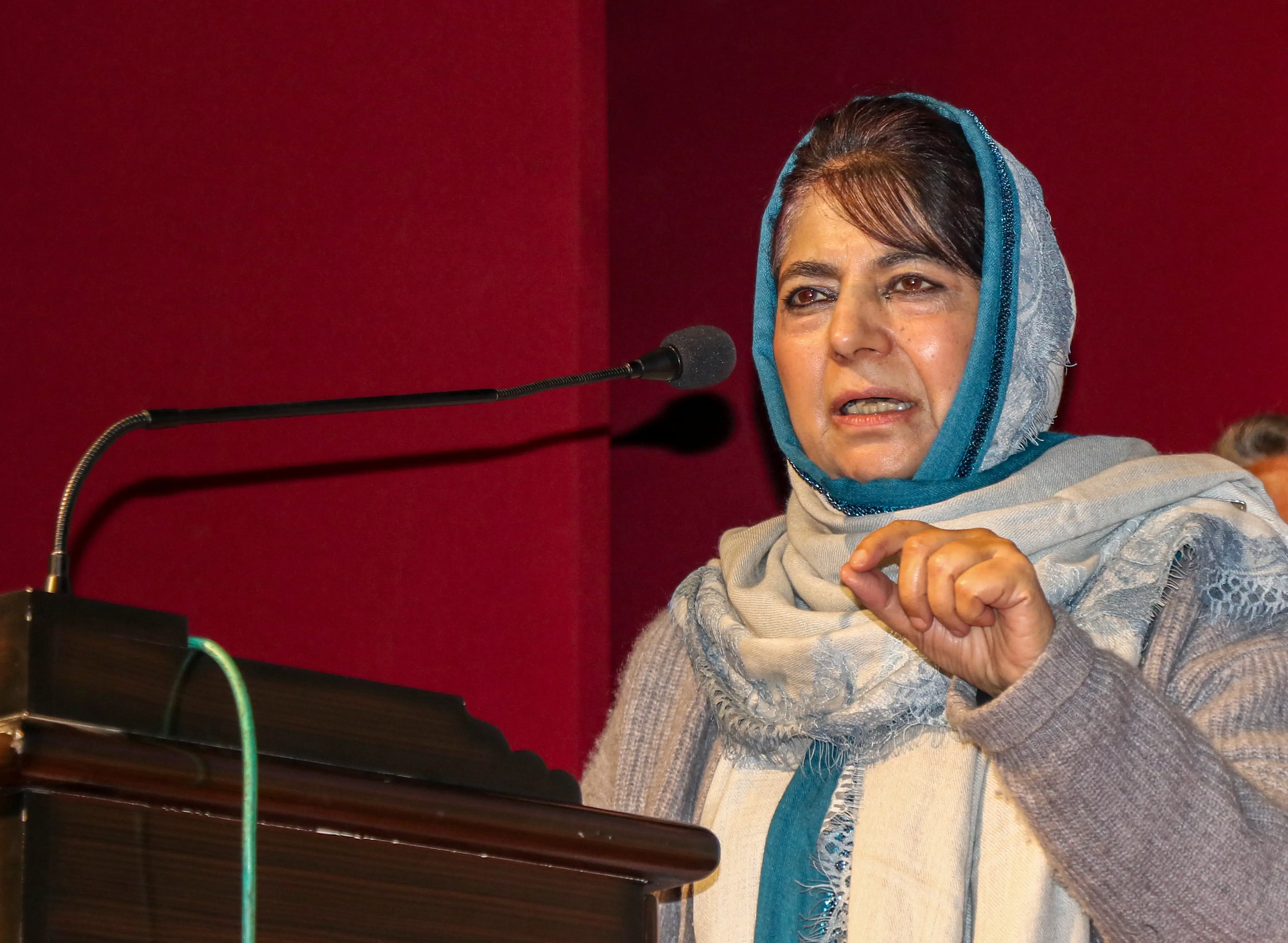 PDP President Mehbooba Mufti | Photo: PTI