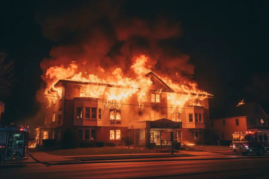 Building fire