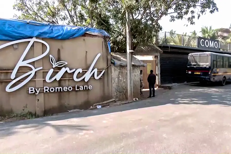 An outside view of the Birch by Romeo Lane restaurant, in Arpora | ANI