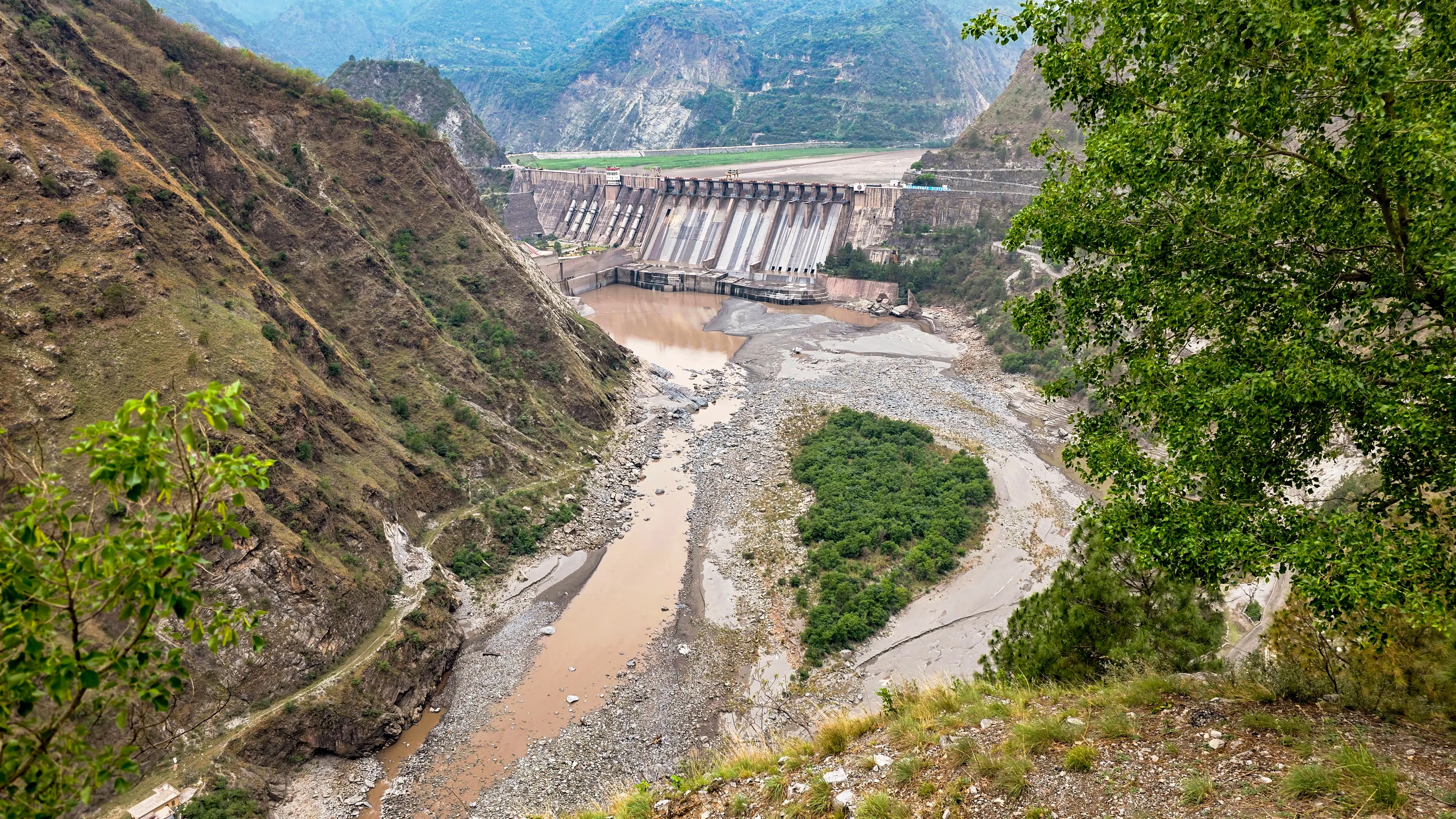 Salal Dam on the Chenab river, in Reasi district, J&K | PTI