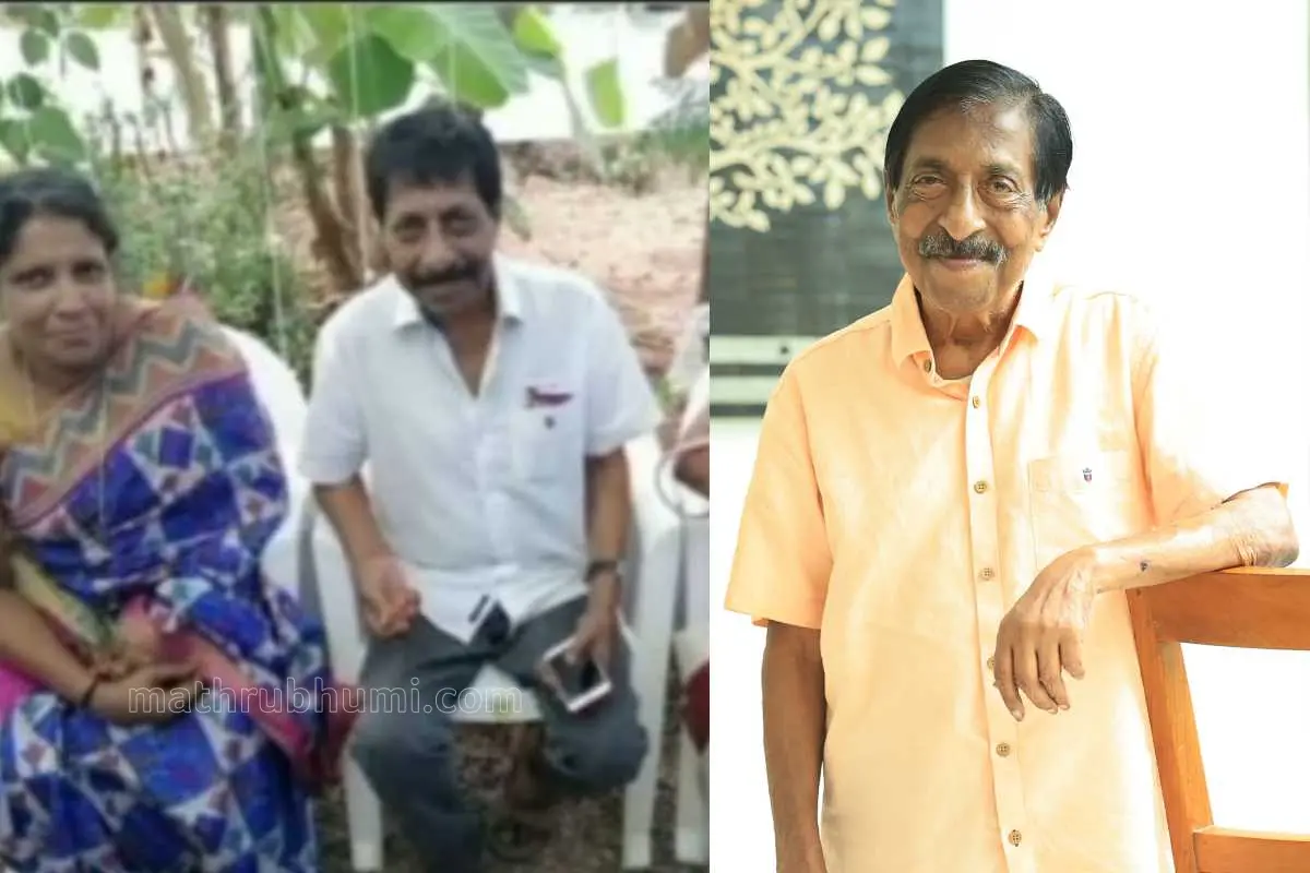 അരുണേച്ചിക്കൊപ്പം ശ്രീനിവാസന്/ ശ്രീനിവാസന് | Photo: facebook/ chandralekha/ mathrubhumi