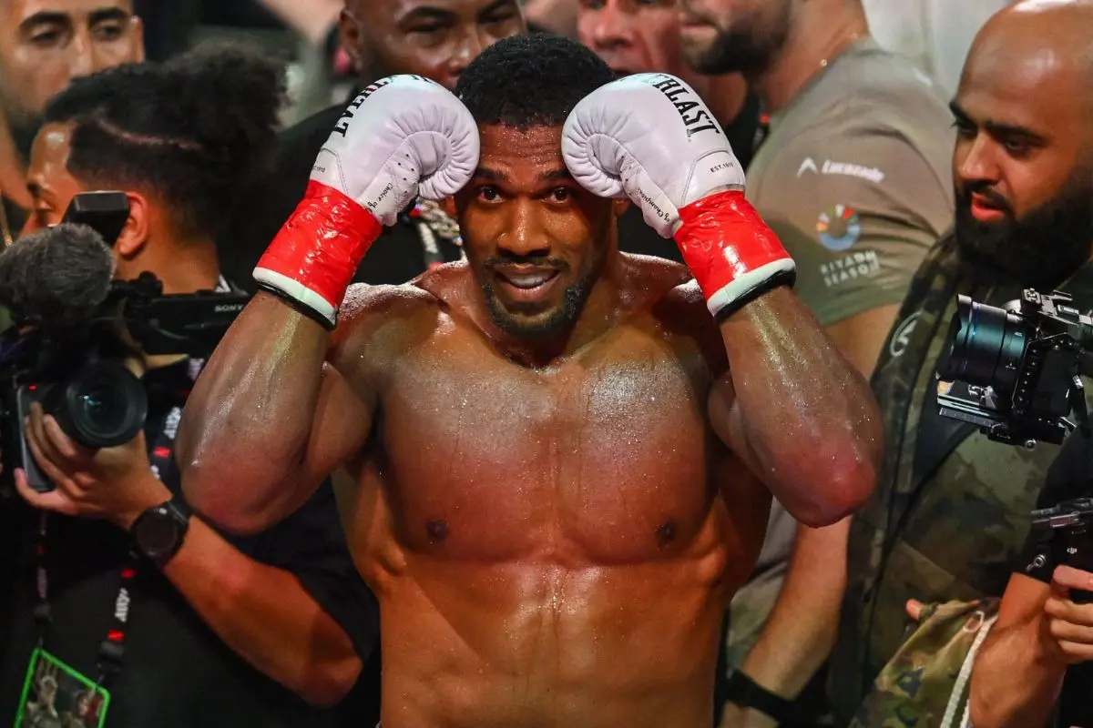 British boxer Anthony Joshua (File photo: AFP)