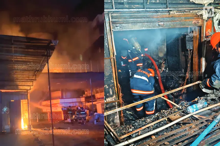 Massive Fire Breaks Out at Broadway in Ernakulam, Several Shops Gutted