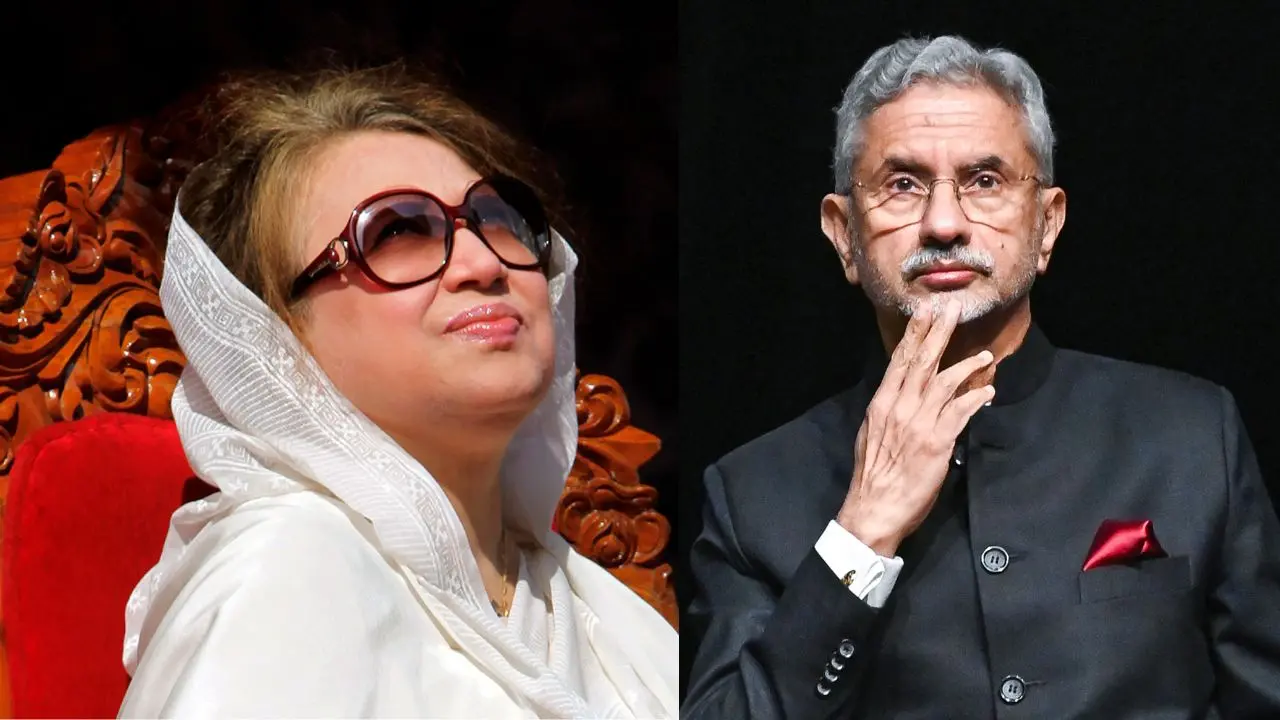 ബീഗം ഖാലിദ സിയ | Photo: AP | എസ്. ജയശങ്കര് | Photo: PTI