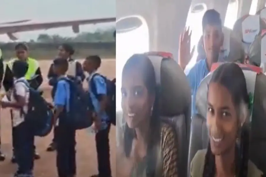A ticket to fly: Teacher from Karnataka helps students realise their dream of boarding a flight
