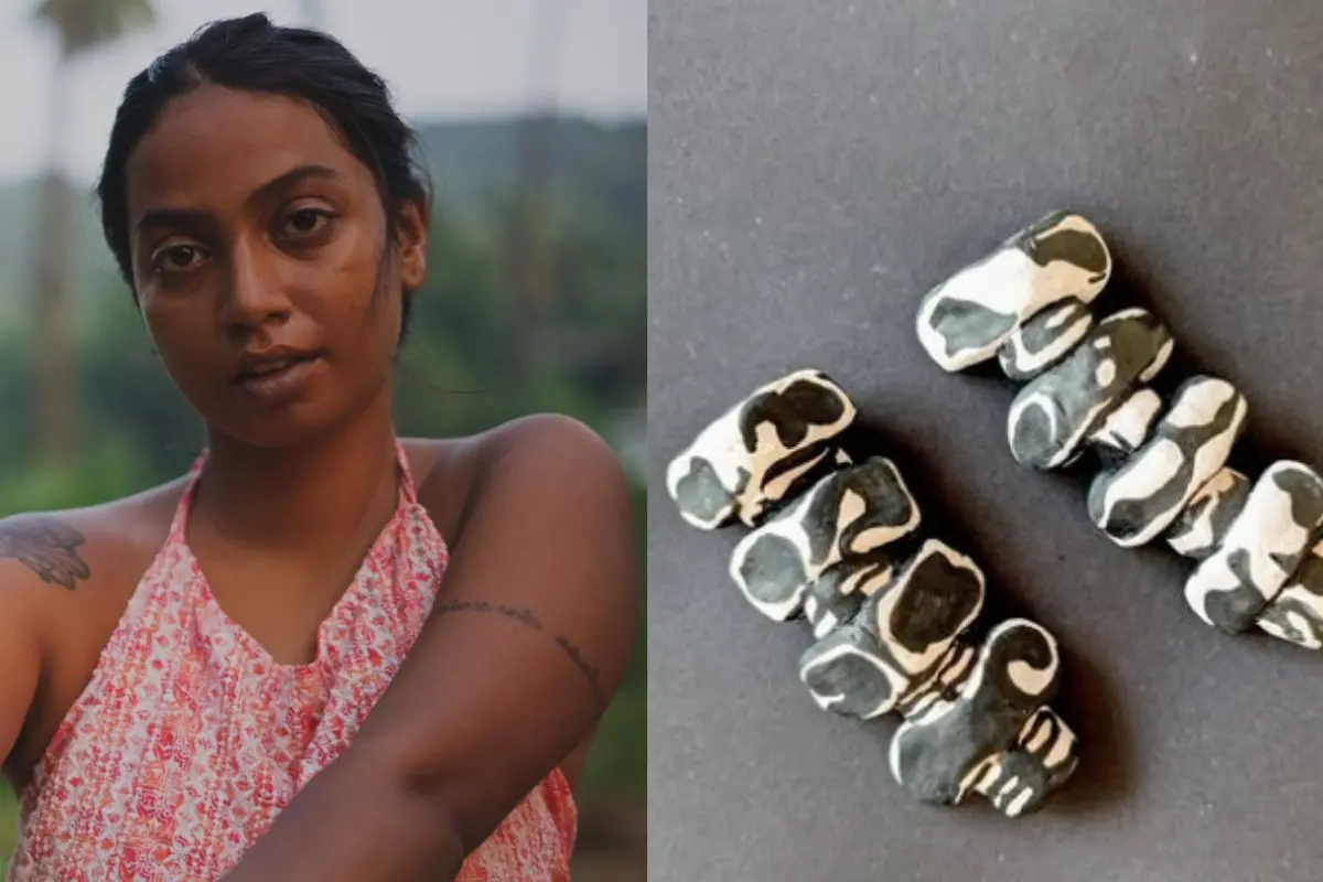 The artist Rini Alphonsa Joseph, her artwork (Photo: Instagram)
