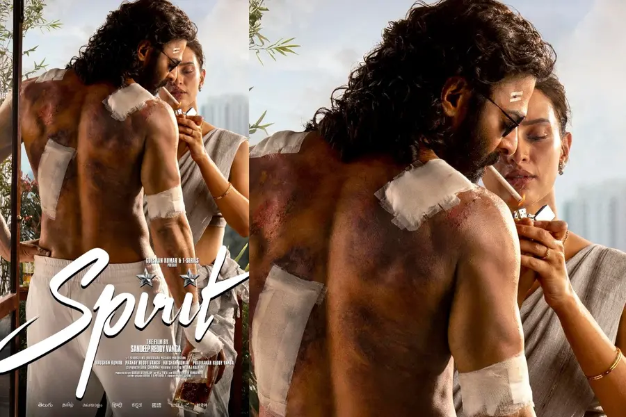 Spirit first look Prabhas Triptii Dimri