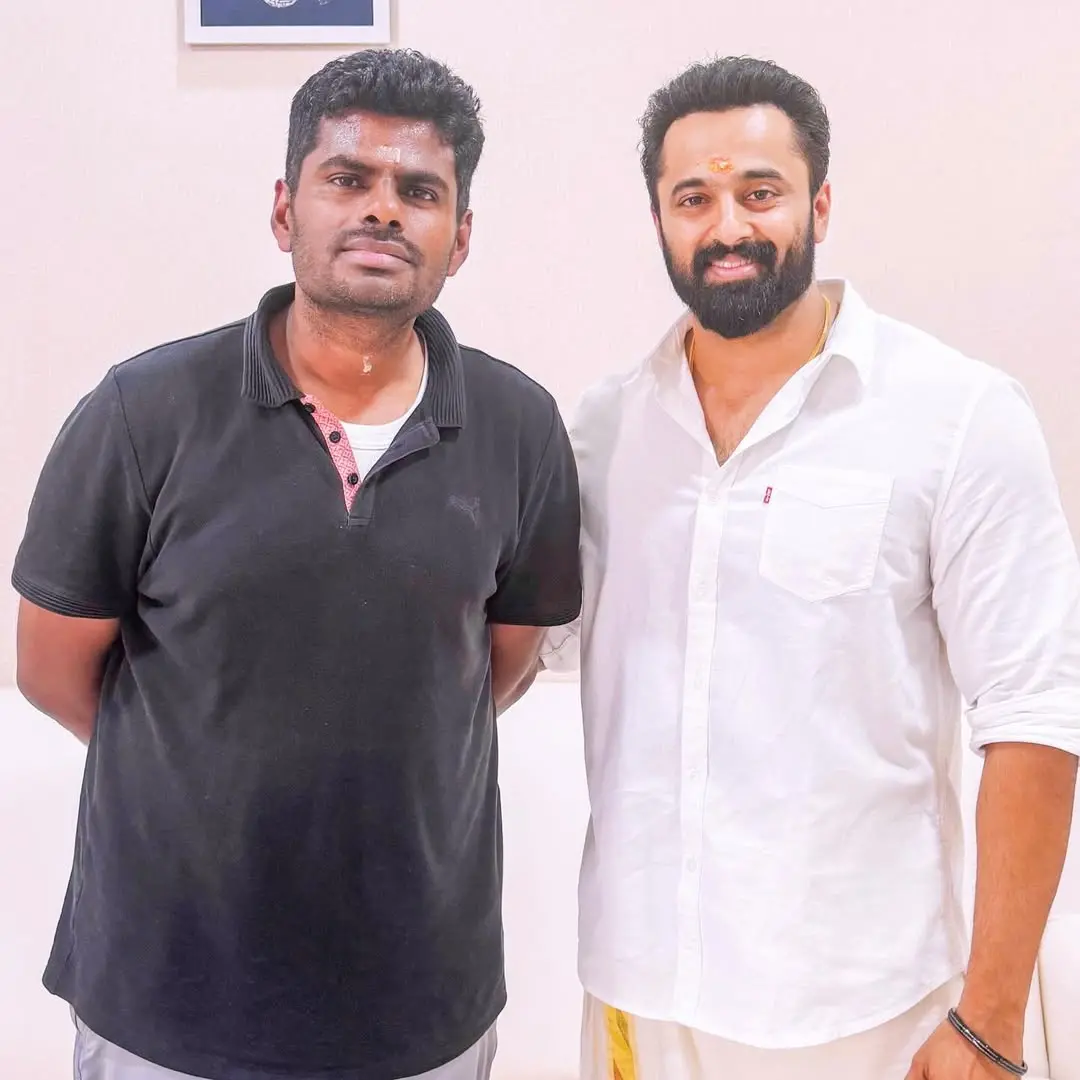 കെ. അണ്ണാമലൈയും ഉണ്ണി മുകുന്ദനും | ഫോട്ടോ: www.instagram.com/iamunnimukundan/
