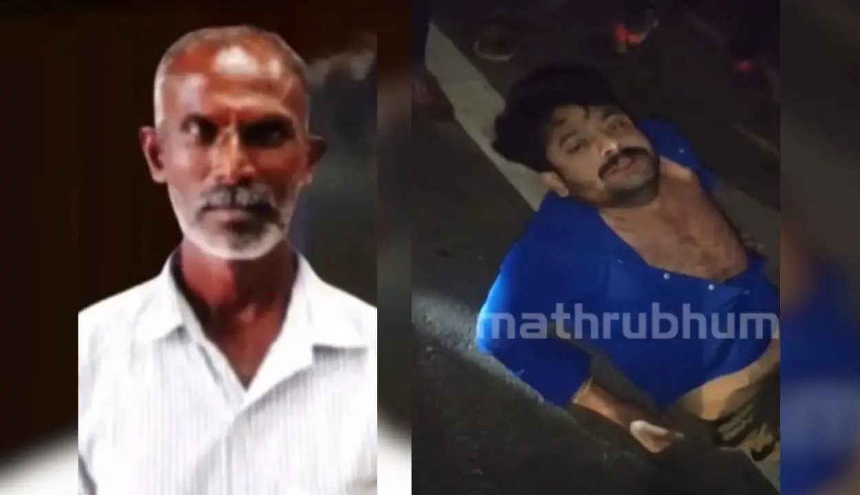 മരിച്ച തങ്കരാജ്, അപകടത്തിനുശേഷം സിദ്ധാർഥ് പ്രഭുവിനെ നാട്ടുകാർ പിടിച്ചുവെച്ചപ്പോൾ | Image credit: MBTV Screengrab