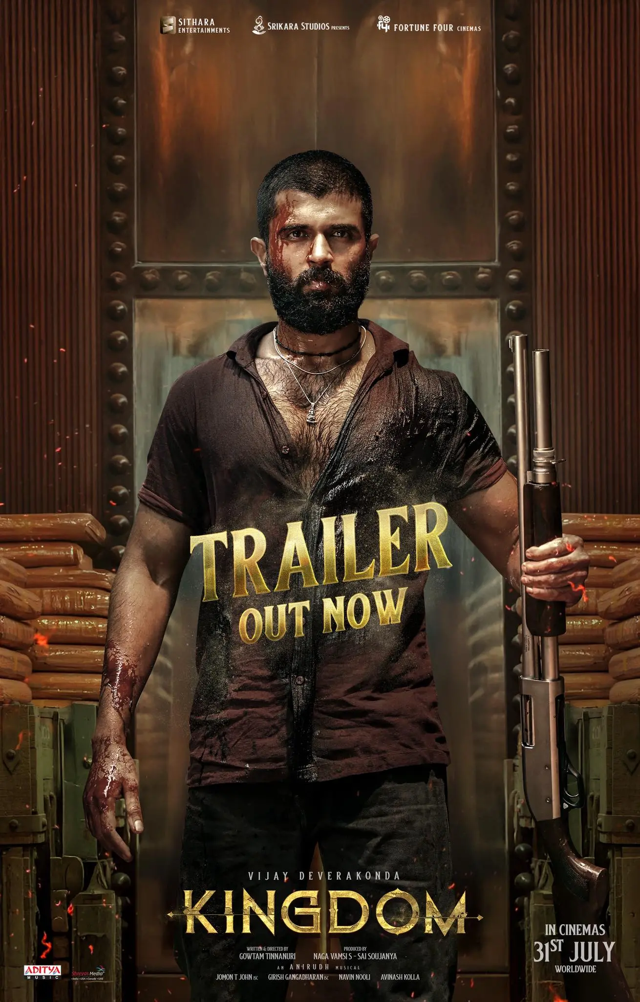 കിങ്ഡം എന്ന ചിത്രത്തിൽ വിജയ് ദേവരകൊണ്ട | ഫോട്ടോ: Facebook