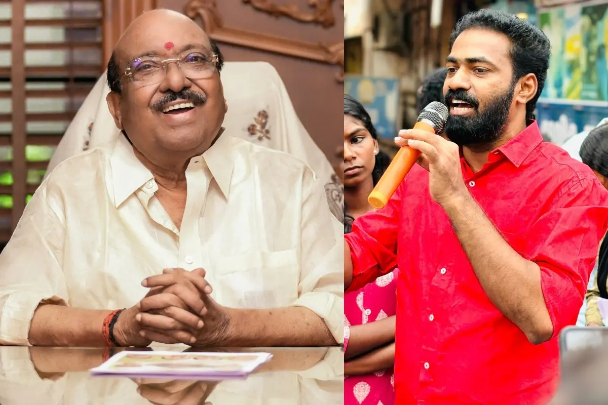 വെള്ളാപ്പള്ളി നടേശന്, വി.കെ സനോജ് | Photo: facebook.com/V.K.Natesan, facebook.com/VKSanojofficial