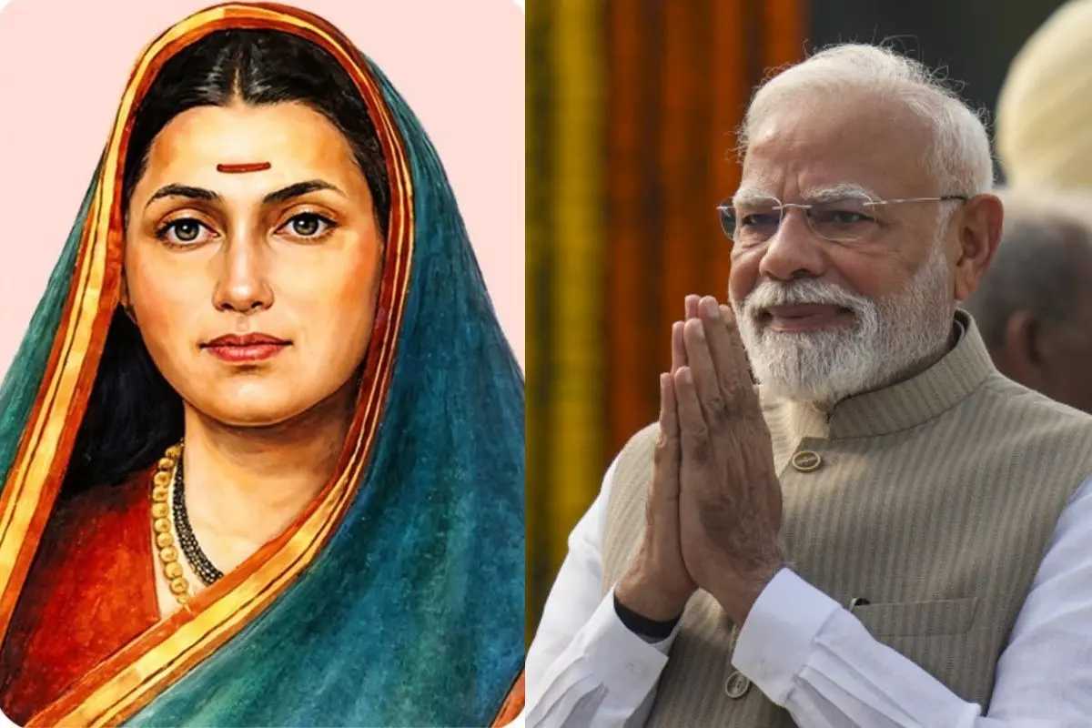 Savitribai Phule, PM Narendra Modi | File photo: X, PTI