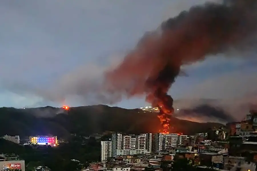 Fire at Fuerte Tiuna, Venezuela's largest military complex