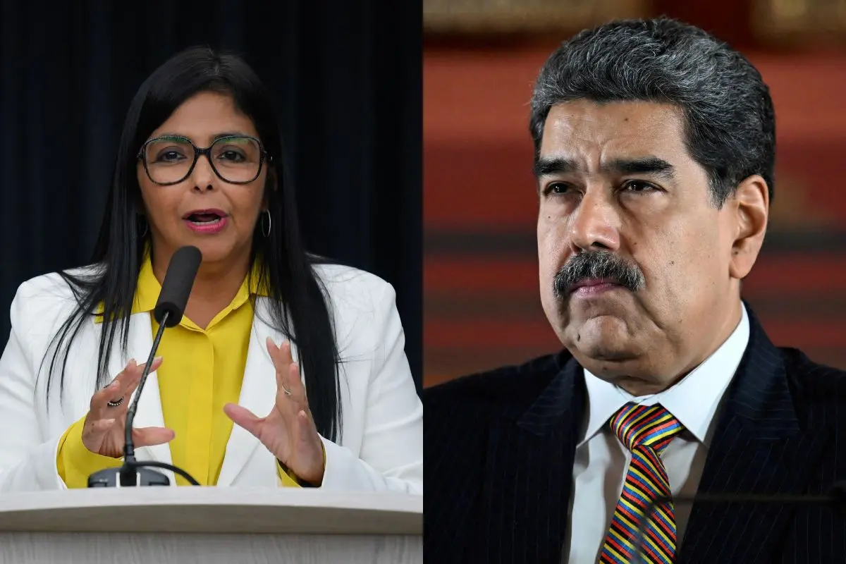 VP Delcy Rodriguez, President Nicolas Maduro | Photo: AFP