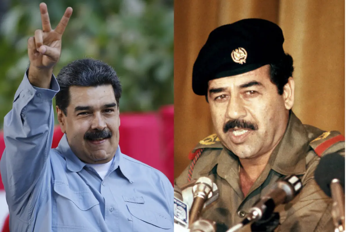 Maduro, Saddam Hussein