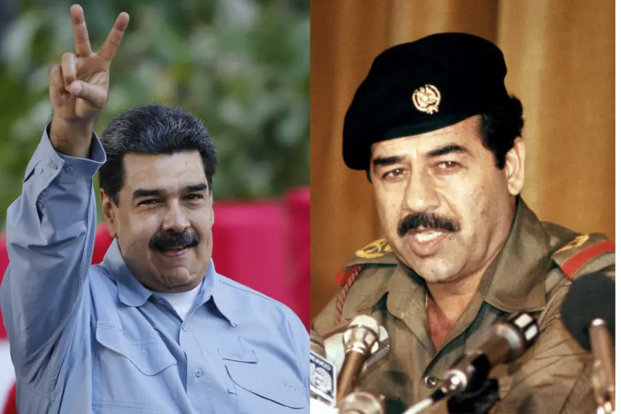 Maduro, Saddam Hussein