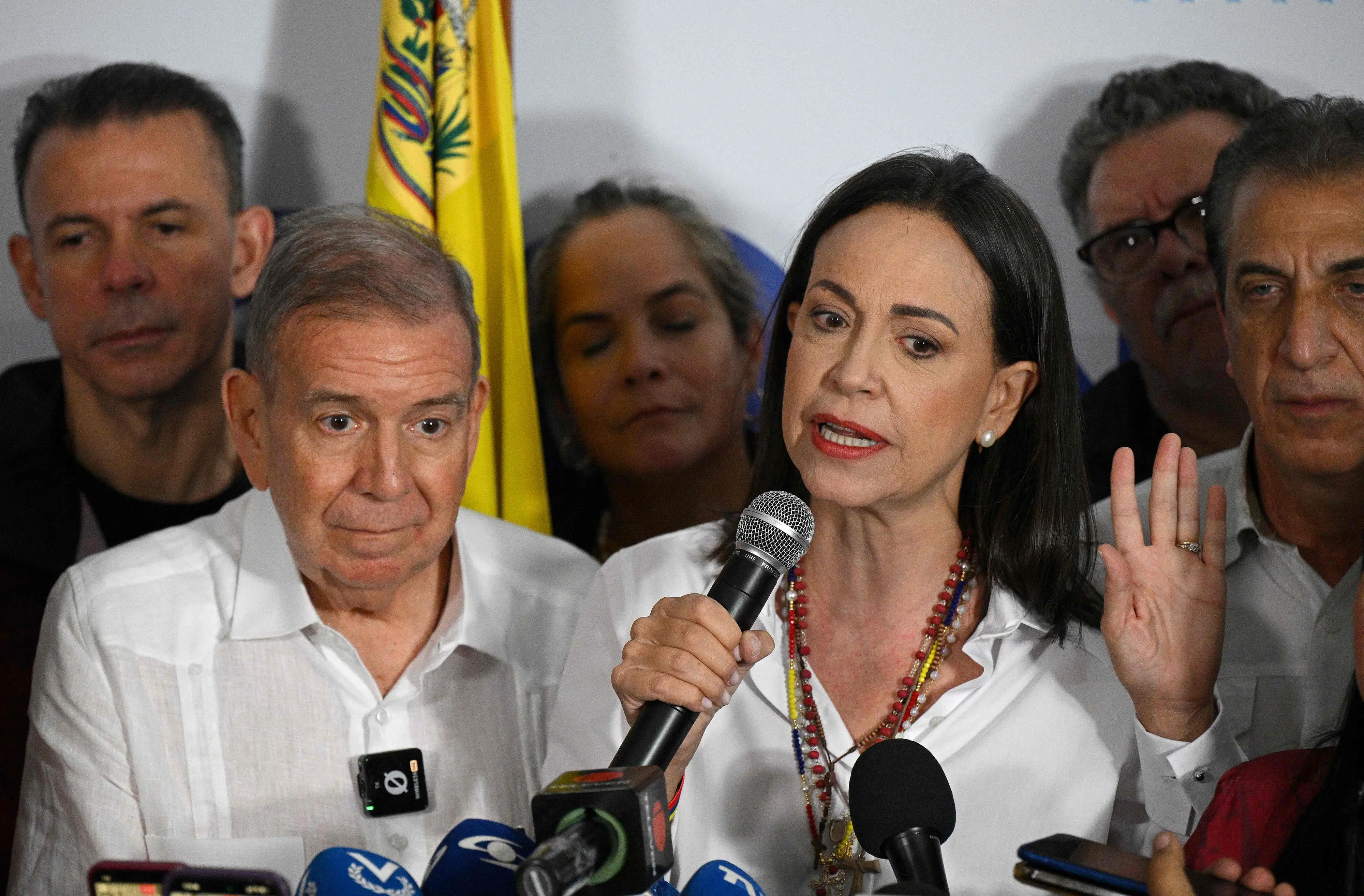 Venezuelan opposition leader Maria Corina Machado | AFP