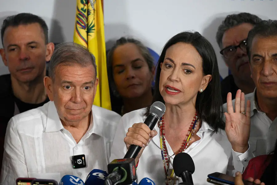 Venezuelan opposition leader Maria Corina Machado | AFP