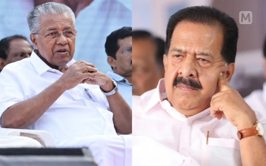 പിണറായി വിജയൻ, രമേശ് ചെന്നിത്തല | Photo: Mathrubhumi