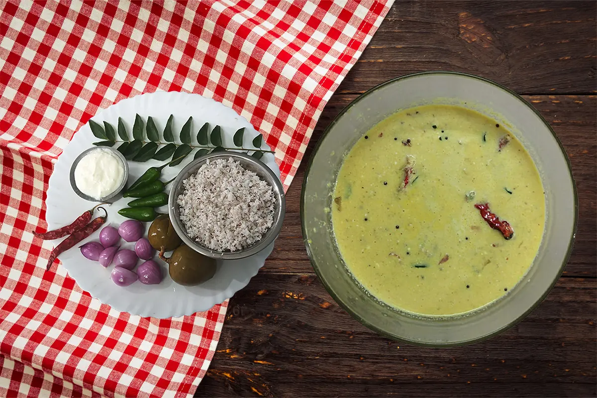 ചേരുവകൾ, മാങ്ങ കൊണ്ട് ഉണ്ടാക്കുന്ന അരച്ചു കലക്കി