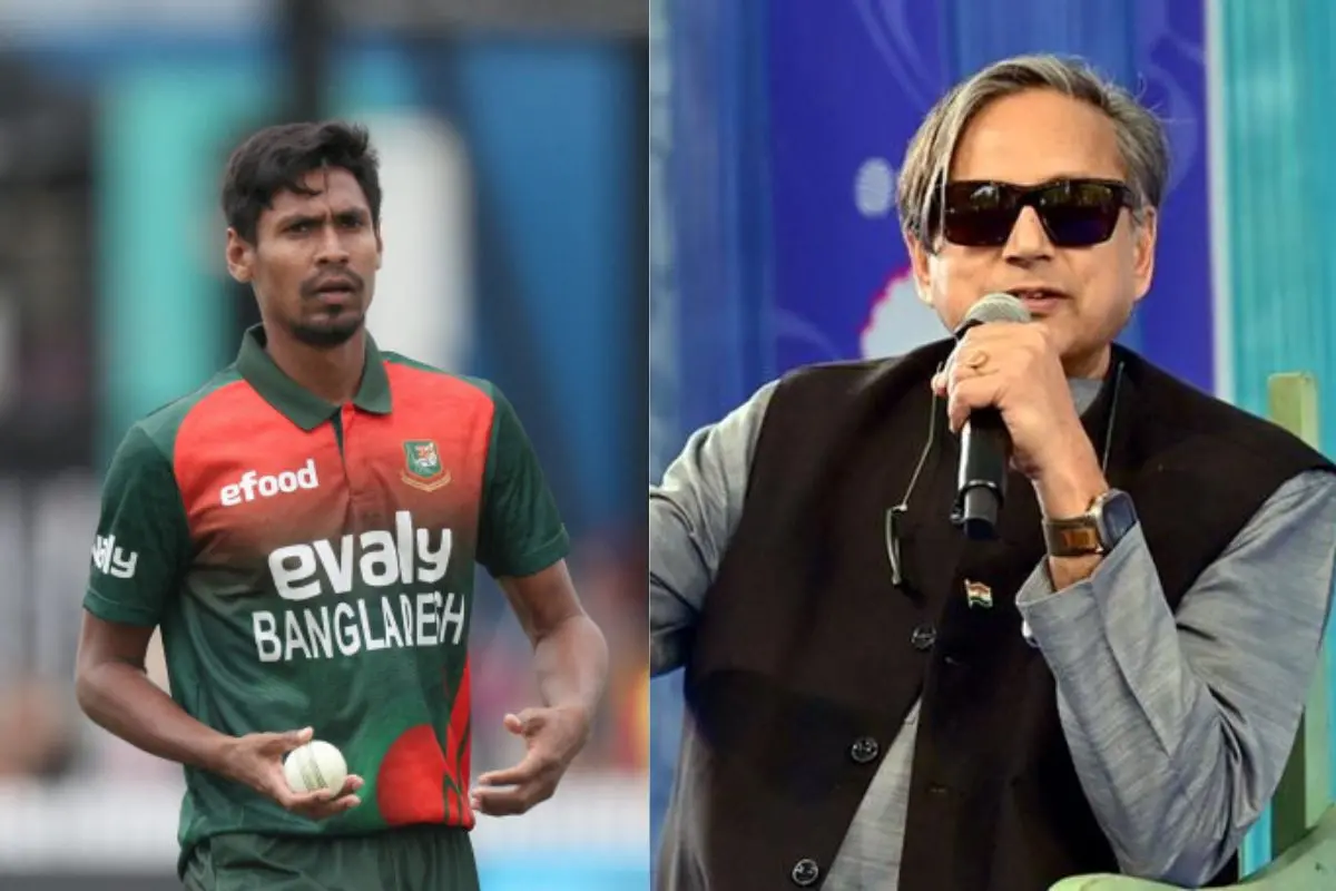 Mustafizur Rahman, Shashi Tharoor