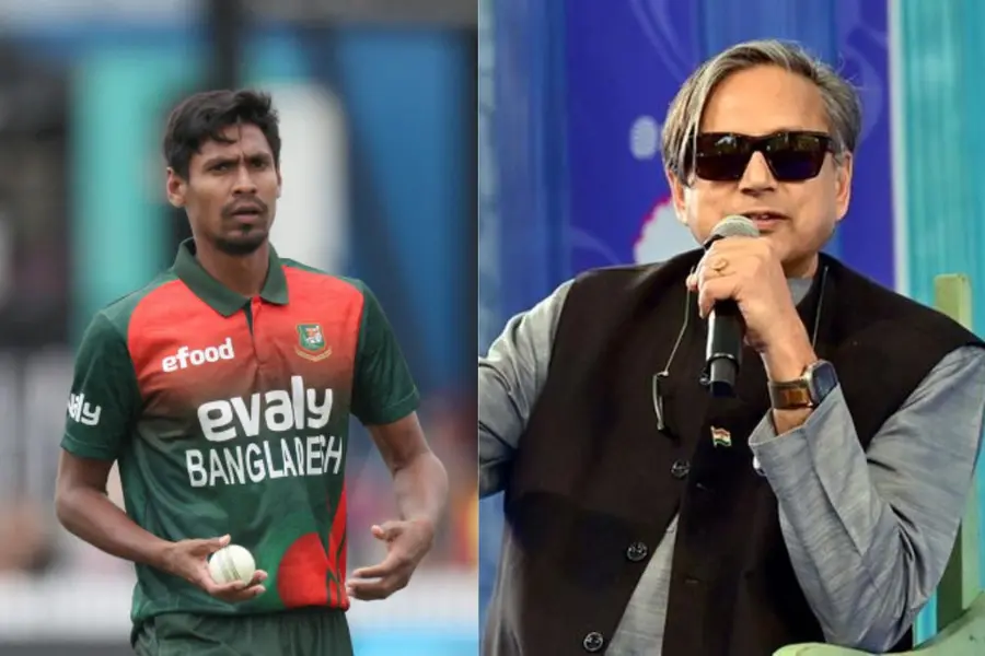 Mustafizur Rahman, Shashi Tharoor