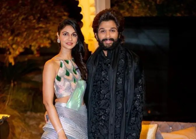Allu Arjun and wife