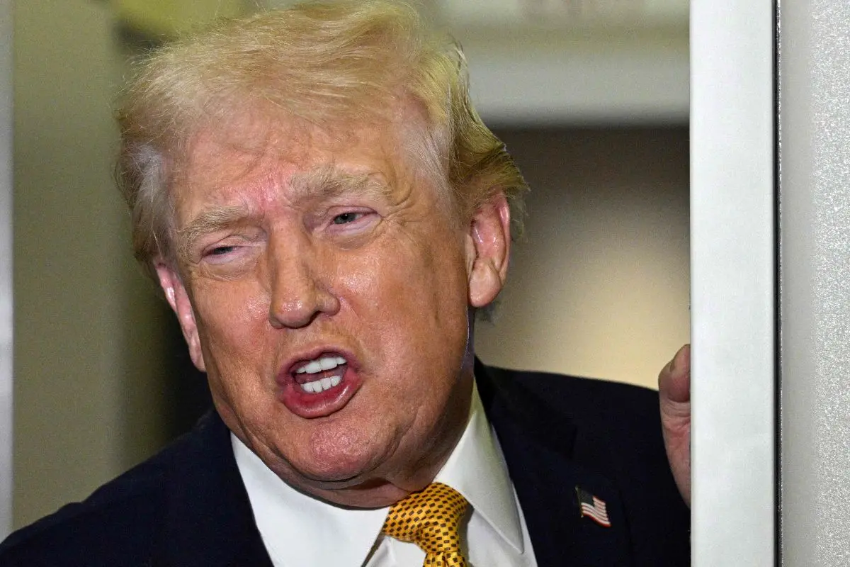 US President Donald Trump.  (Photo by Jim WATSON / AFP)