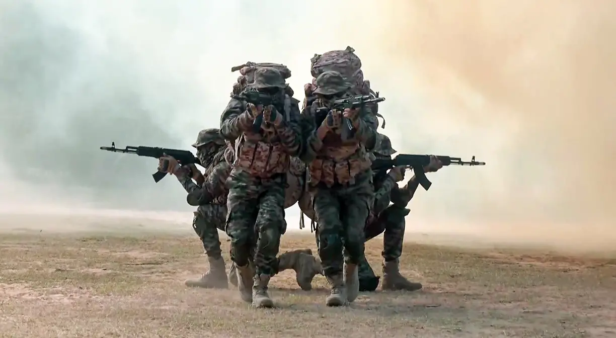 Indian Army creates 'modern warfare force' with over one lakh drone operatives, new Special Forces Bhairav raised for modern warfare | Photo: ANI