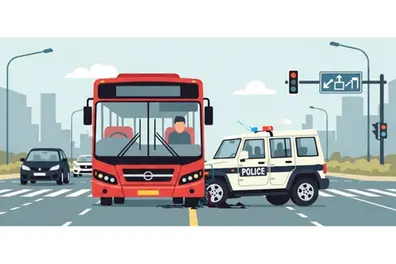 KSRTC bus rams police jeep in Pathanamthitta; five injured