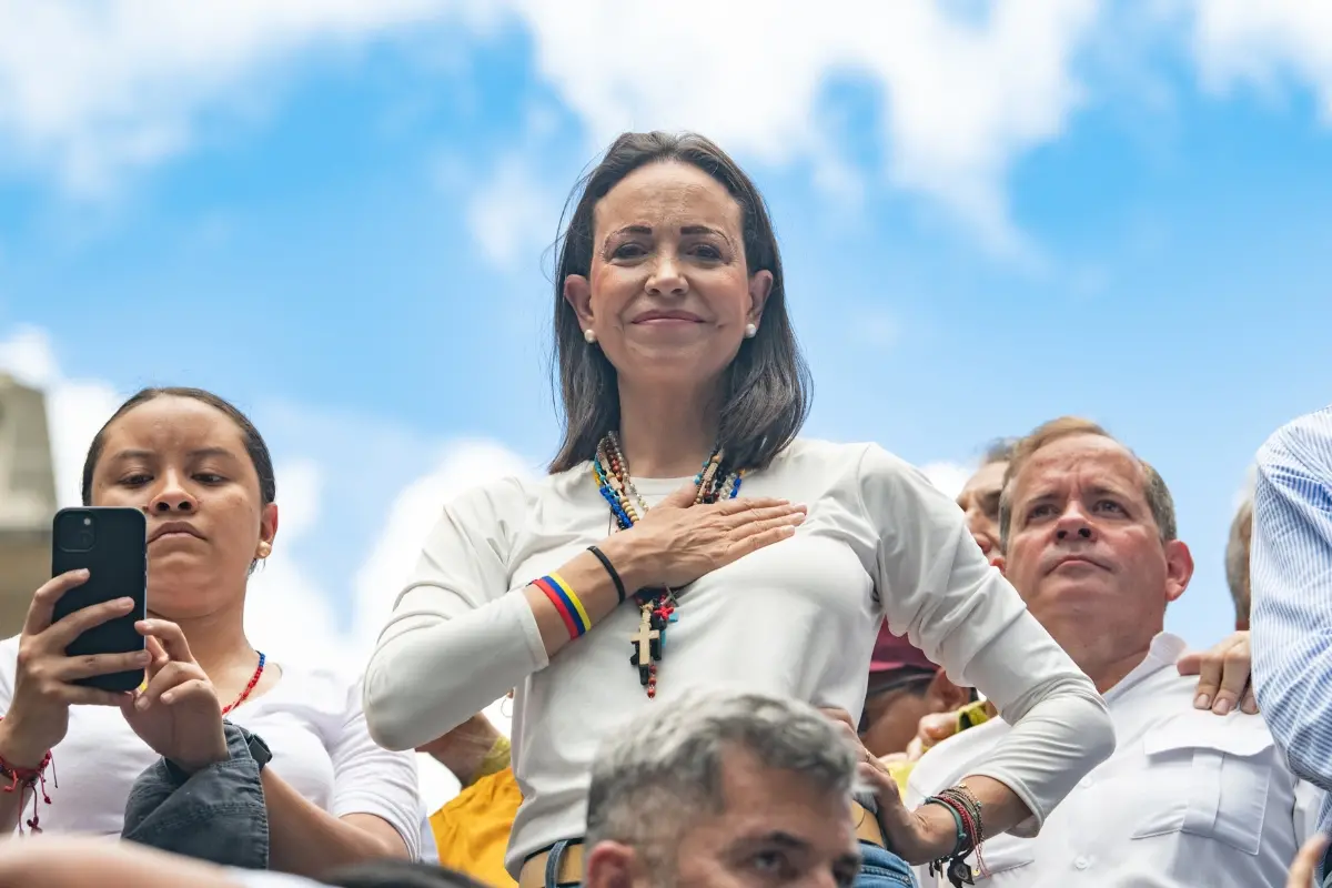 File: Opposition leader Maria Corina Machado | Photo: Alfredo Lasry R/Getty Images