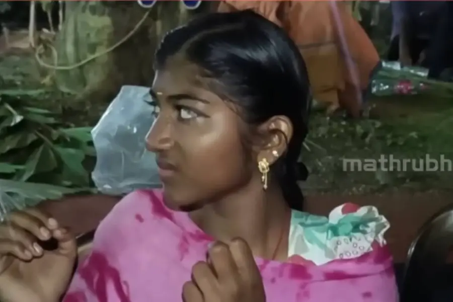 ഉത്സവത്തിനിടെ കുഞ്ഞിന്റെ സ്വർണ്ണമാല കവർന്ന യുവതിയെ പിന്നാലെയോടി പിടിച്ചു