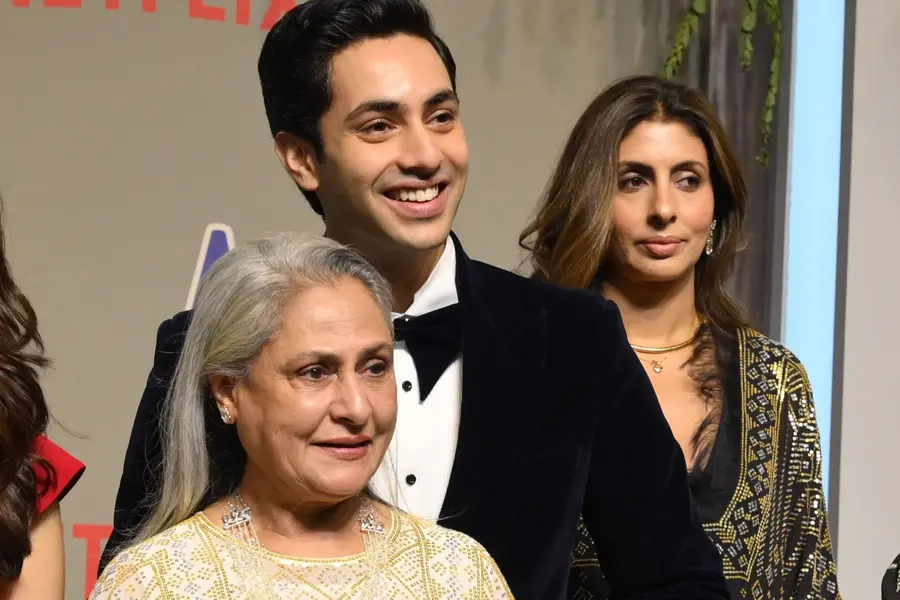agastya nanda, sweta bachchan