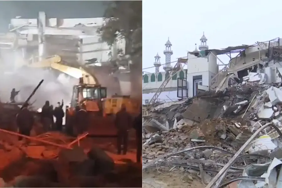 Faiz-e-Elahi Masjid, Turkman Gate, where MCD carried out a demolition drive