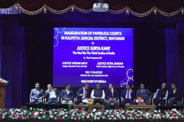 First fully paperless district court in India inaugurated by CJI in Wayanad