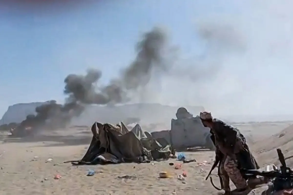File: A strike hits the Southern Transitional Council (STC) forces in Seiyun | Photo: AFP