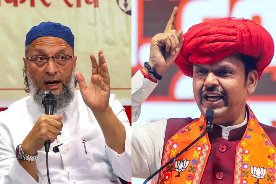 owaisi and fadnavis