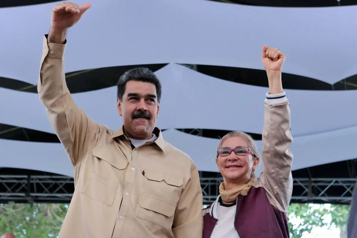 Venezuela's President Nicolas Maduro and his wife Cilia Flores | File photo: AFP