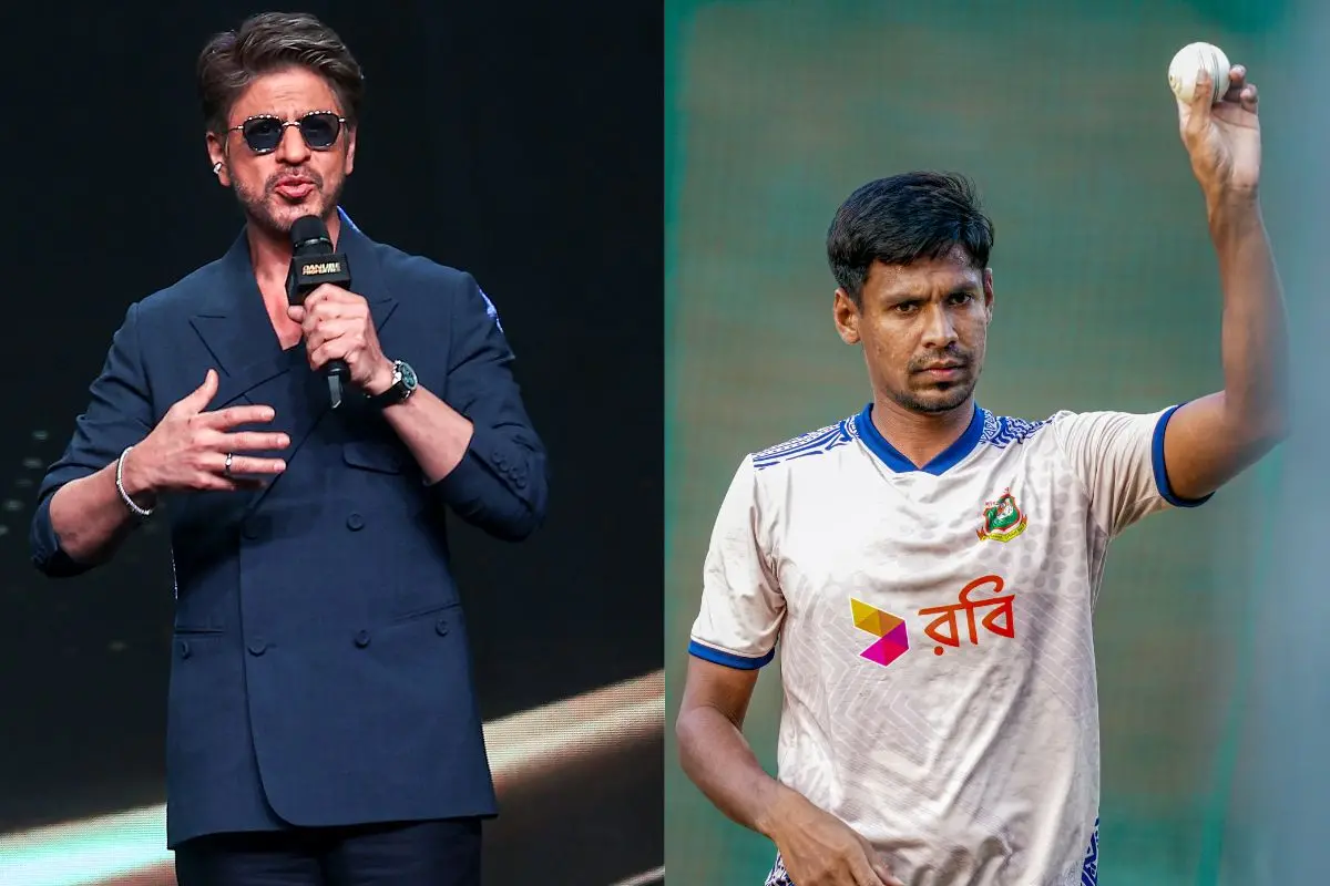 Shah Rukh Khan; Mustafizur Rahman | Photos: PTI