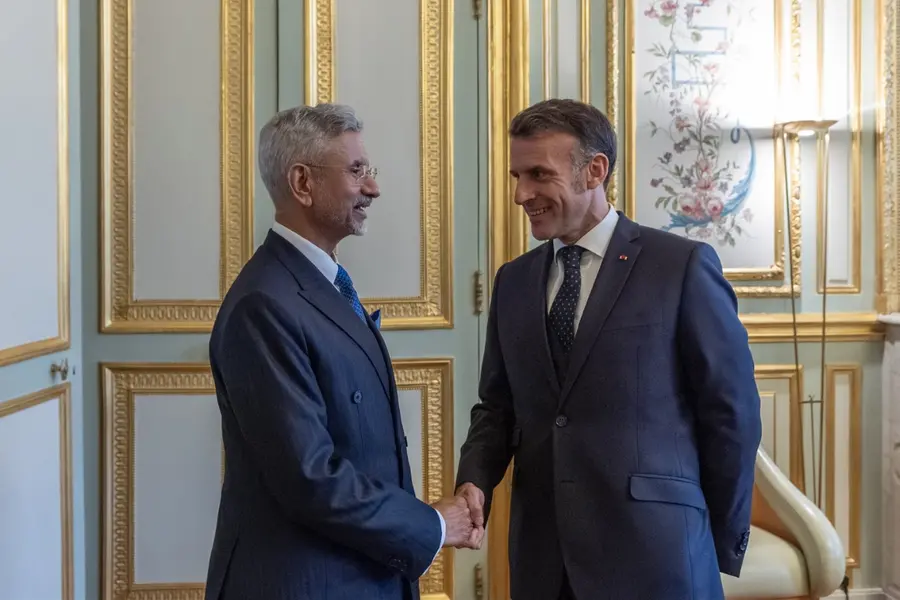 S Jaishankar-Macron