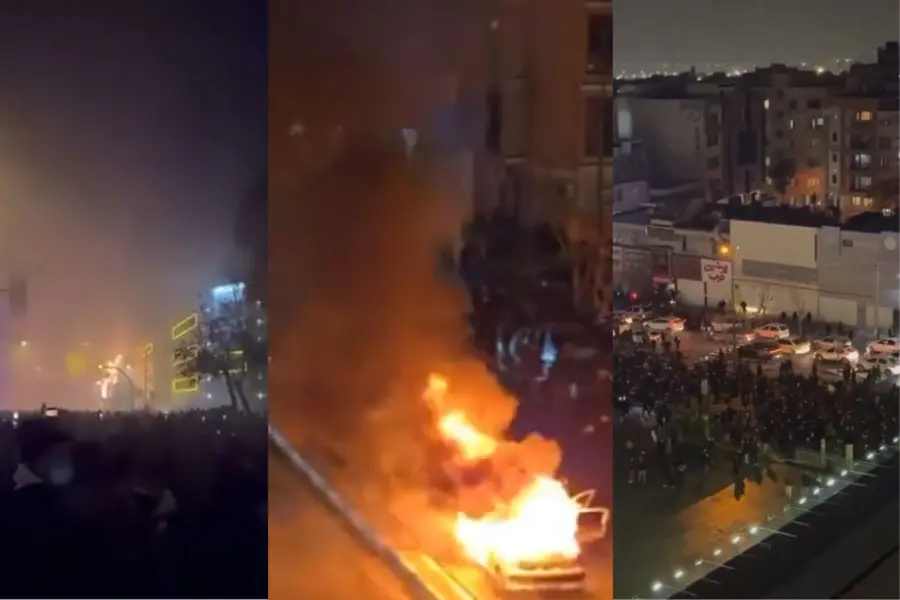 Iran protesters shout ‘death to the dictator’ as Trump issues fresh warning to Tehran | WATCH